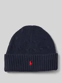 Czapki dla dzieci - Czapka beanie z wyhaftowanym logo - miniaturka - grafika 1
