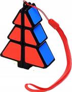 Łamigłówki - Kostka Rubika Brelok Christmas Tree Cube + Podstawka - miniaturka - grafika 1