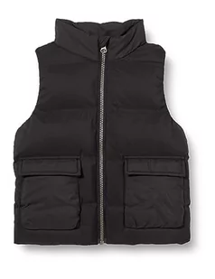 NAME IT Chłopcy NMMMELLOW Puffer Vest TB kamizelka buforowa, czarna, 92, Schwarz, 92 - Kurtki i płaszcze dla chłopców - miniaturka - grafika 1