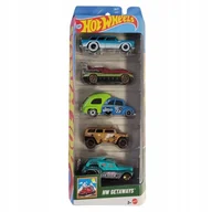 Zabawki zdalnie sterowane - Hot wheels zestaw 5 samochodzików pięciopak autka pojazdy hw getaways 5-pak - miniaturka - grafika 1
