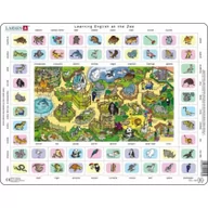 Puzzle - Puzzle 70 el. ramkowe maxi Learning English at the Zoo Larsen - miniaturka - grafika 1