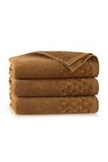 Ręczniki - Ręcznik Oscar z bawełny egipskiej brązowy 50x100cm - miniaturka - grafika 1