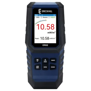 ERICKHILL ER02 EMF Meter Hand-held Electromagnetic Field Radiation Detector for EF RF MF - Multimetry - miniaturka - grafika 1