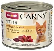 Mokra karma dla kotów - Animonda Cat Carny Kitten smak: koktajl drobiowy 200g puszka - miniaturka - grafika 1