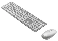 Zestawy myszka + klawiatura - Zestaw Asus W5000 Klawiatura i Myszka RF Wireless Biały 90XB0430-BKM220 - miniaturka - grafika 1