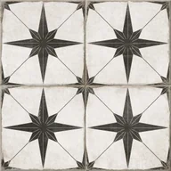 Płytki ceramiczne - Gres Vesario Gpt1158 Patchwork Black 42X42 - miniaturka - grafika 1