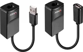 Adaptery i przejściówki - Adapter USB Lindy Adap Lindy 60m USB 1.1 Cat.6 Extender Basic - miniaturka - grafika 1