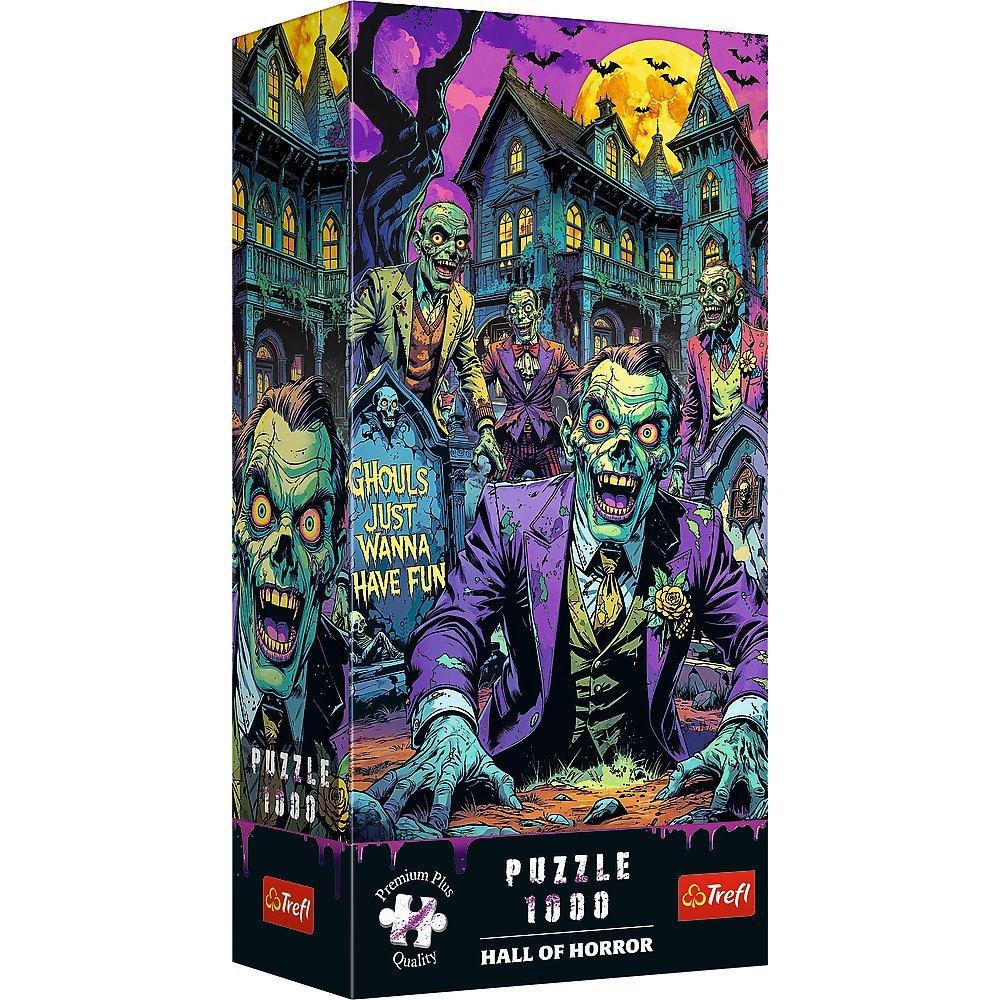 Puzzle, Trefl Premium Plus - Hall of Horror: Zombie, 1000 el.