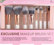 Pędzle do makijażu - Brushworks Exclusive Makeup Brush Set - zestaw pędzli - miniaturka - grafika 1