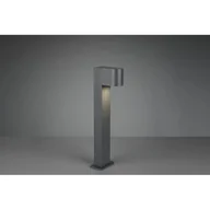 Lampy ogrodowe - Trio Hoosic 424067142 słupek zewnętrzny lampa ogrodowa z gniazdami IP44 1x28W E27 antracyt - miniaturka - grafika 1