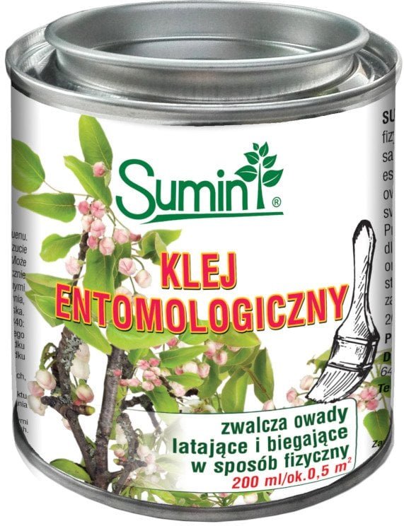 SUMIN SUM9 KLEJ ENTOMOLOGICZNY SUMIN ZWALCZA LATAJĄCE BIEGAJĄCE OWADY 200ML