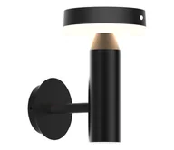 Lampy ogrodowe - LED Kinkiet solarny z czujnikiem GWINEA LED/4,5W/3,7V IP44 czarny - miniaturka - grafika 1