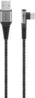 Kable - Kabel USB-C - USB-A 2.0 Goobay KĄTOWY TEXTIL 2m - miniaturka - grafika 1