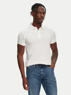 Koszulki męskie - Robe di Kappa Polo William 6006170 Biały Slim Fit - miniaturka - grafika 1