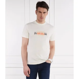 Napapijri T-shirt | Regular Fit - Koszulki męskie - miniaturka - grafika 1