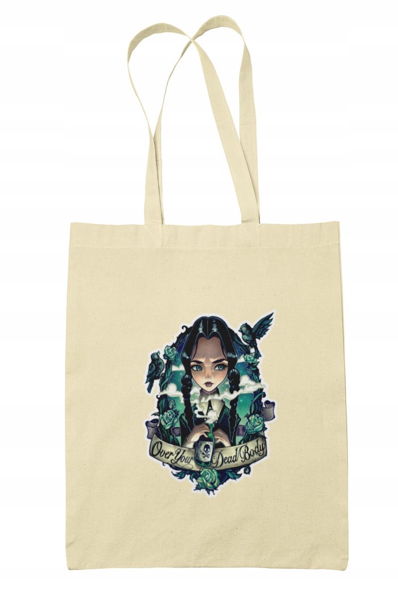 Torba Shopper-materiał-na ramie RĄCZKA ENID SERIAL