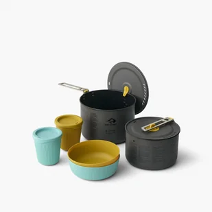 Zestaw naczyń Sea to Summit Frontier UL Two Pot Cook Set 2P 6 Piece Kolor: szary/niebieski - Kuchnia turystyczne i akcesoria - miniaturka - grafika 1