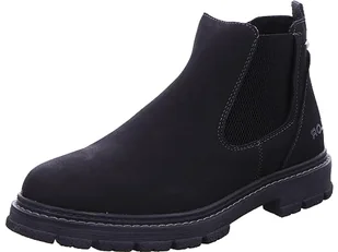 TOM TAILOR Męskie botki 4280350008, czarny, 41 EU - Botki damskie - miniaturka - grafika 1