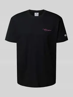 Koszulki męskie - T-shirt z naszywką z logo - miniaturka - grafika 1