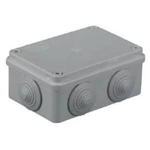 Pawbol Sp. z o.o. PUSZKA S-BOX 206 Puszka natynkowa 120x80x50 6 DŁAWIKÓW SZARA IP 55 - Puszki elektryczne i akcesoria - miniaturka - grafika 2
