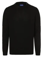 Swetry męskie - Jack & Jones Sweter - JORBrody Mężczyźni Bawełna czarny jednolity, S - miniaturka - grafika 1