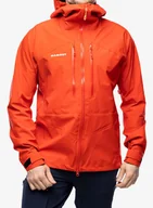 Kurtki narciarskie - Kurtka z membraną Mammut Taiss HS Hooded Jacket - mammut red - miniaturka - grafika 1
