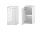 Szafki łazienkowe - Słupek Łazienkowy ETHOS 35 1D D L- Uchwyt Frezowany - miniaturka - grafika 1