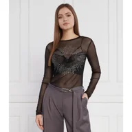 Bluzki damskie - Patrizia Pepe Bluzka MAGLIA | Regular Fit - miniaturka - grafika 1
