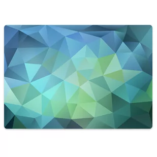 Podkładka pod krzesło Abstrakcja niebieska 120x90 cm - Podnóżki, podpórki, podkładki - miniaturka - grafika 1