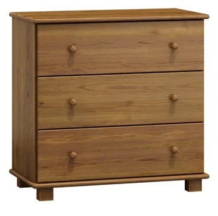 OUTLET - Komoda sosnowa drewniana 3s g47 dąb - Dom i wnętrze OUTLET - miniaturka - grafika 1
