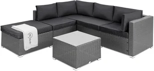 DiVolio Zestaw mebli ogrodowych Imperia - Szary/Grafit 48554 - Meble ogrodowe - miniaturka - grafika 2