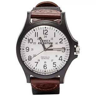 Timex Expedition Acadia zegarek męski 40 mm, Brązowy/biały, Pasek - Paski - miniaturka - grafika 1