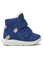 Buty dla chłopców - ECCO Trzewiki 72418102617 Granatowy - miniaturka - grafika 1