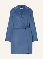 Płaszcze damskie - Tommy Hilfiger Płaszcz blau - miniaturka - grafika 1