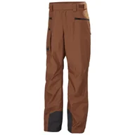 Spodnie narciarskie - Helly Hansen Garibaldi 2.0, spodnie narciarskie, męskie, brązowe - miniaturka - grafika 1
