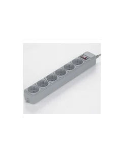 Gembird Power Cube Surge Protector SPG6-B-6C/ 1.8 m/ 6 Sockets/ Grey - Listwy zasilające - miniaturka - grafika 1