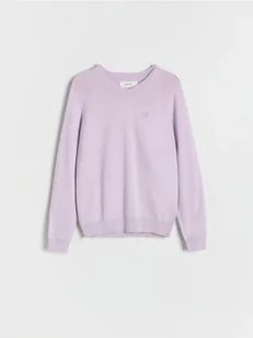 Reserved - Gładki sweter z wiskozą - lawendowy - Bluzy dla chłopców - miniaturka - grafika 1