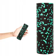 Masażery - Mini Rolka do Masażu Stóp FIZYO Roller Masażer Twardy Wałek EPP Zielony 15x5 cm - miniaturka - grafika 1