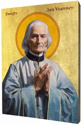 Święty Jan Vianney, Ikona - Patron Proboszczów - Ikony i obrazy sakralne - miniaturka - grafika 1