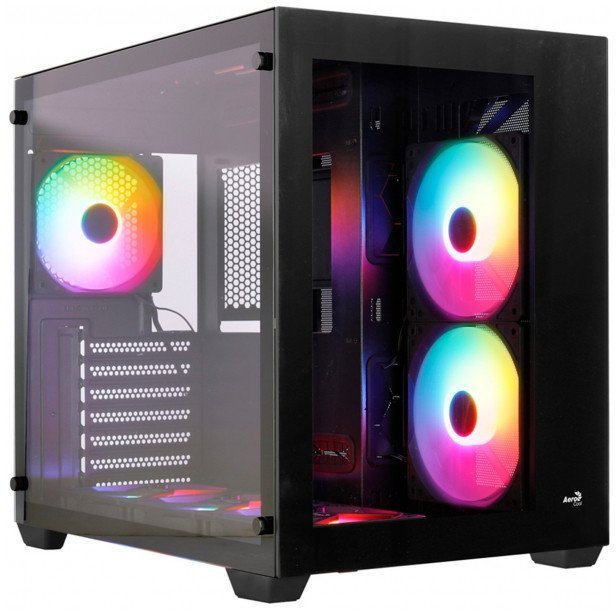 AeroCool Geh Midi Dryft MicroATX/ATX/MiniITX ARGB black