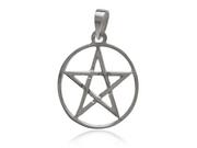 Wisiorki - Wisiorek srebrny Gwiazda Pentagram w0528 - 1,4g. - miniaturka - grafika 1