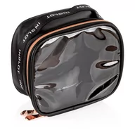Kosmetyczki, organizery i kuferki - Kosmetyczka podróżna mała black&rose gold - miniaturka - grafika 1