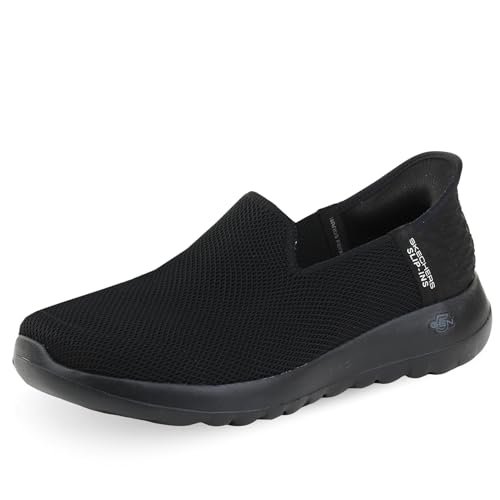 Skechers Damskie buty trekkingowe Go Walk Joy Vela bez użycia rąk, Czarny, 11