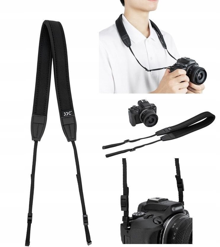 JJC Pasek Na Szyję Ramię Neoprene Do Aparatu Dslr Bezlusterkowca 124 Cm / Ns-m1se