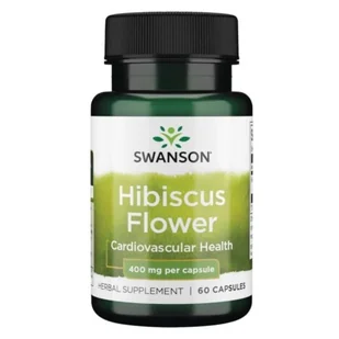 Swanson FS Hibiscus Flower 400mg 60caps - Układ nerwowy - miniaturka - grafika 1