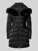 Płaszcze męskie - Płaszcz pikowany z obszyciem ze sztucznego futra model ‘OXANA’ - miniaturka - grafika 1