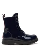 Buty dla chłopców - Tommy Hilfiger Botki T4A5-33588-0775 M Granatowy - miniaturka - grafika 1