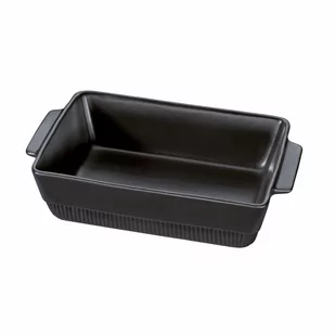 Naczynie żaroodporne, ceramika, 3,0 l, 35 x 21 x 7,5 cm, czarne kod: SP-3720355121 - Naczynia żaroodporne - miniaturka - grafika 1