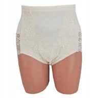 Majtki damskie - Majtki Figi Wyszczuplające Bawełniane Koronkowe Wysoki Stan Duże Rozmia 5Xl - miniaturka - grafika 1
