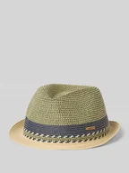 Czapki męskie - Kapelusz słomiany z detalem z logo model ‘FLUORIET HAT’ - miniaturka - grafika 1